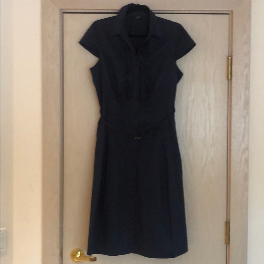 Navy Talbots Shirt Dress